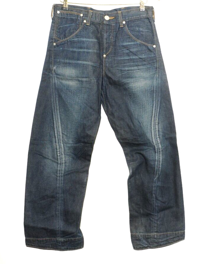 VINTAGE RARE LEVI'S ENGINEERED 10TH YEAR SPECIAL EDITION BUCKLE JEANS W30 L30