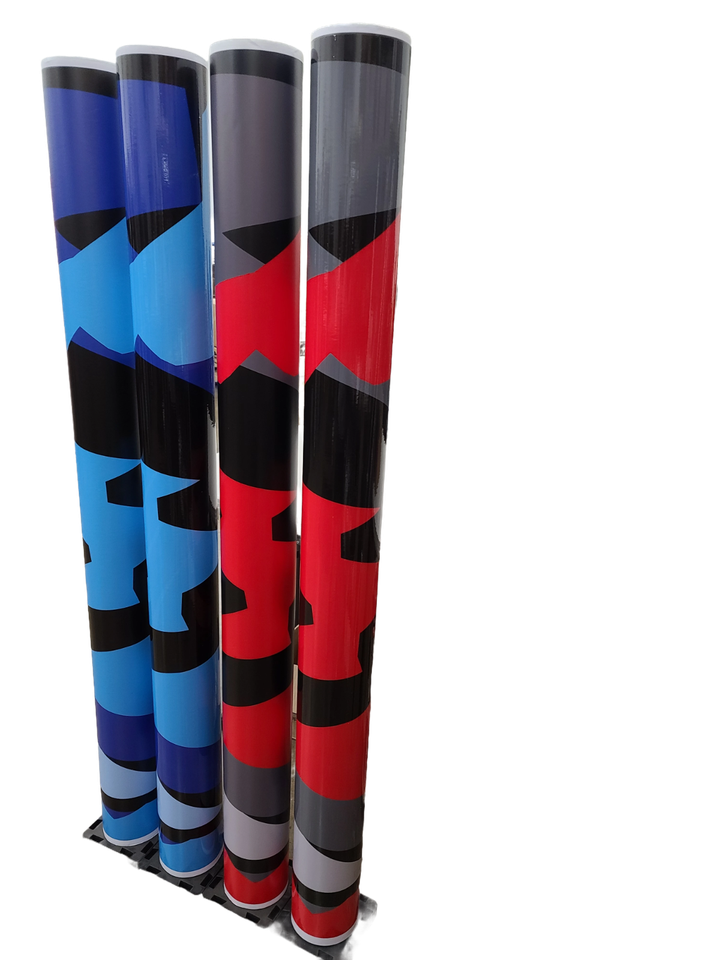 Gloss Matte Camouflage Camo Splinter Large Pattern Vinyl Car Wrap ...