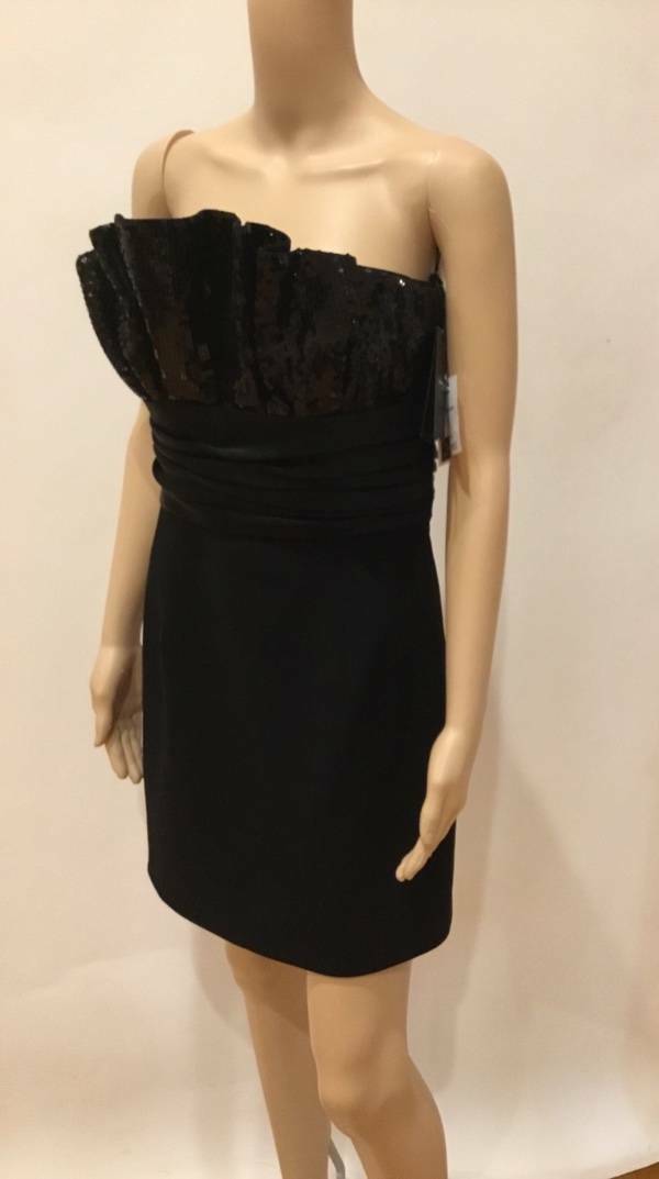 MINI ABITO BUSTIER SAINT LAURENT IMPREZIOSITO NUOVO CON ETICHETTE TG FR 42