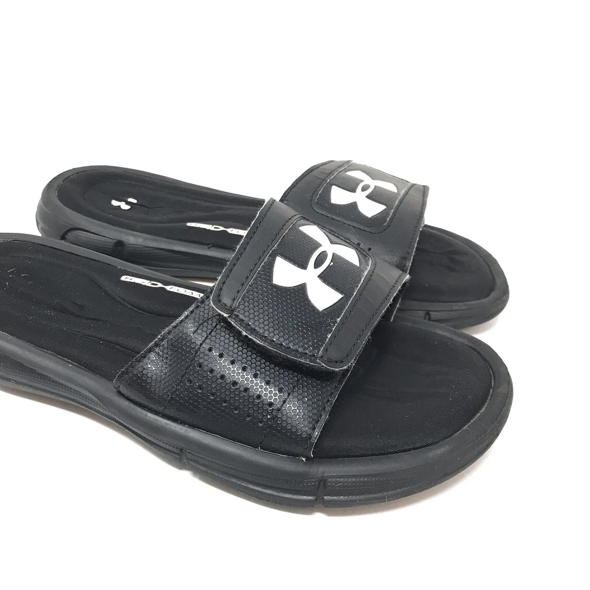 Under armor memory store foam flip flops