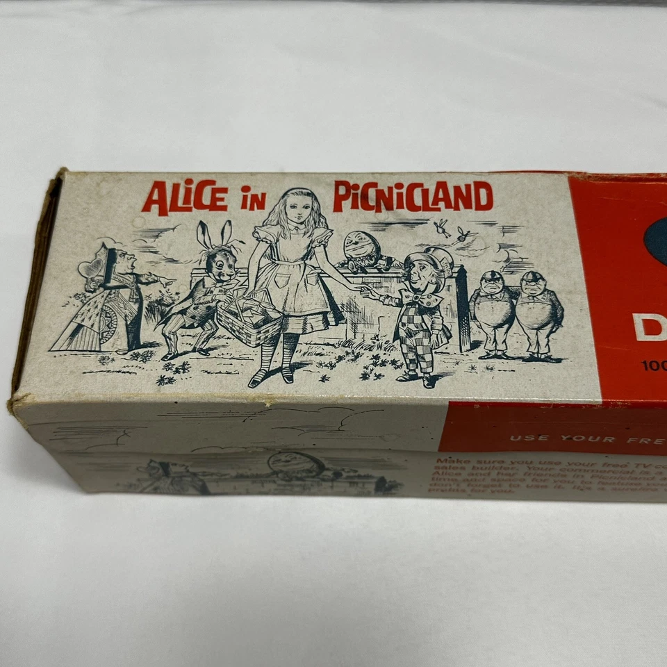 Rollo de exhibición de póster de Alicia en el país de las maravillas de colección de 100 pies de largo nuevo en caja nuevo en caja Foto 2 de 4