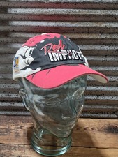 90s International Harvester IH Tractors Red Impact Baseball Hat Cap Exploding