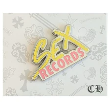 ⚡RARE⚡ CHROME HEARTS x MATTY BOY Sex Records Chrome Hearts Pin *BRAND NEW* 2019