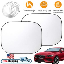 2x Windshield Sun Shade Auto Sun Shield Heat Protector For Front Window Foldable 2x Windshield Sun Shade Auto Sun Shield Heat Protector For Front Window Foldable