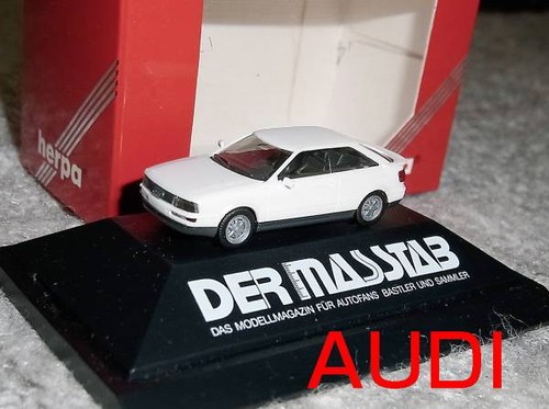 Special Order 1/87 Audi Coupe Quattro 20V 1990 Pearl White Audio