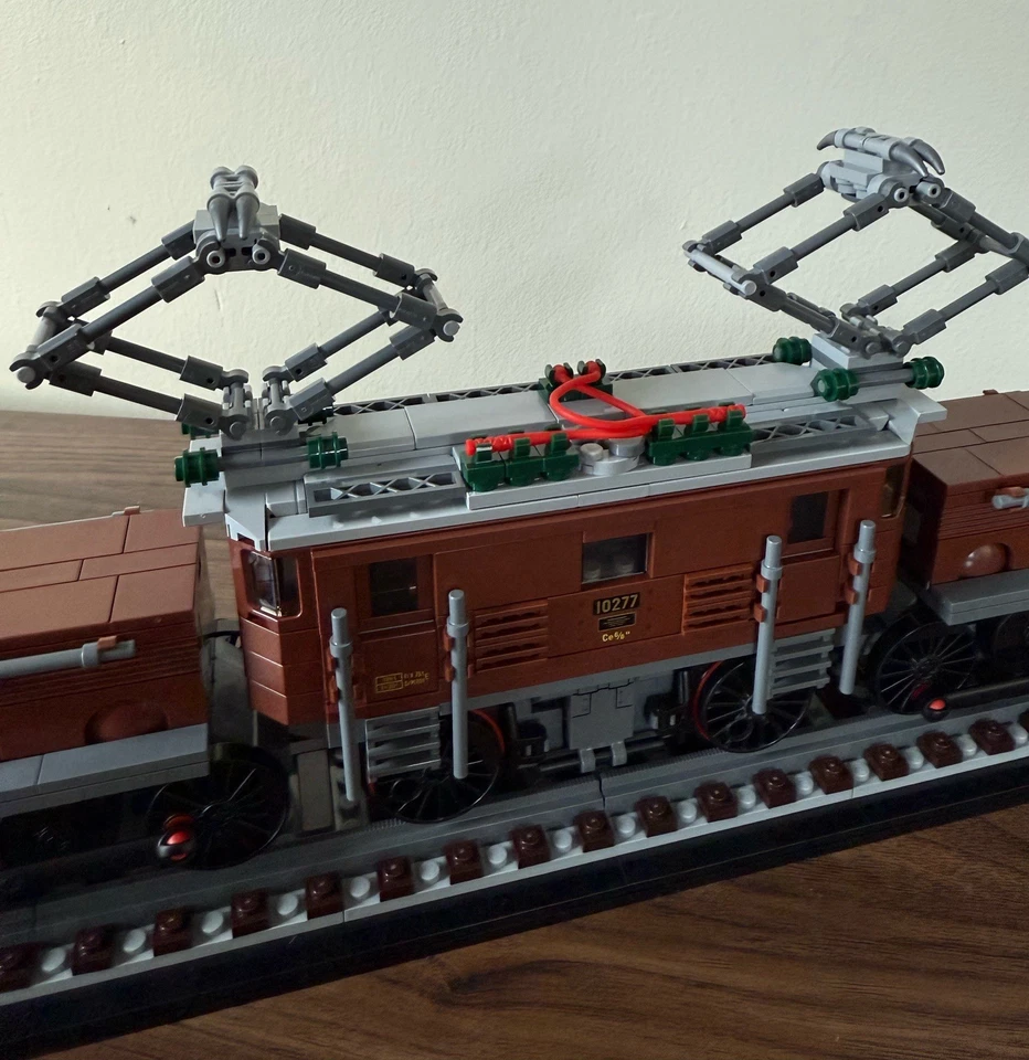 Lego Classics Crocodile Locomotive (10277) 100% Complete & Assembled - Image 2 of 4