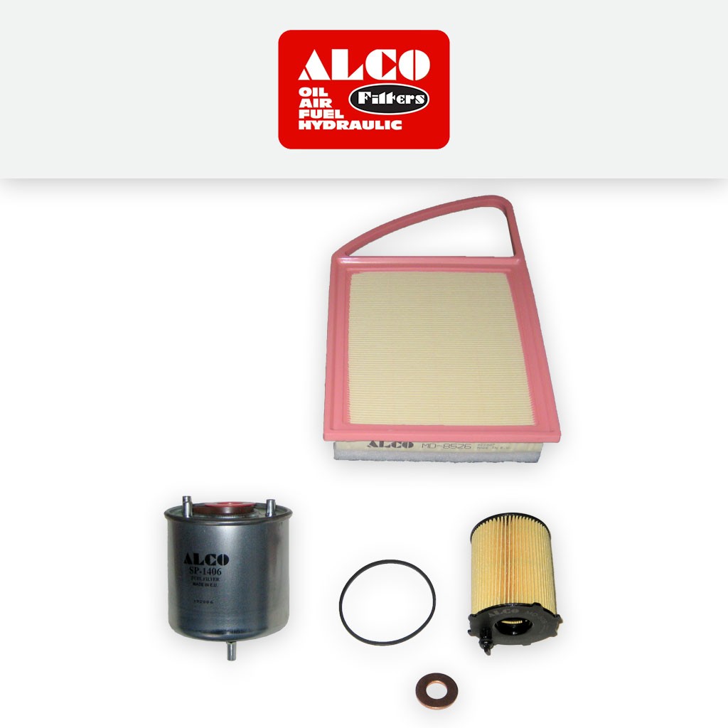 SERVICE KIT for MITSUBISHI ASX 1.6 DI-D ALCO OIL AIR FUEL FILTERS (2015-2020)