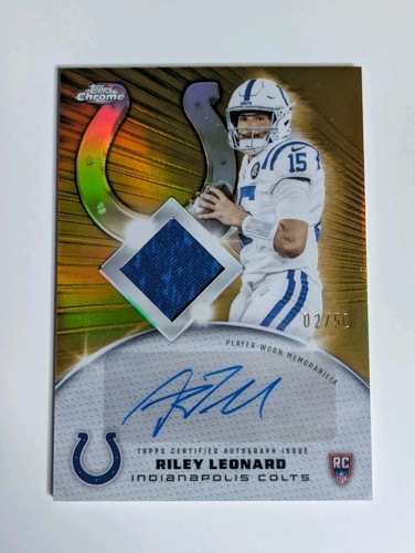 2025 Topps Chrome Riley Leonard Rookie Patch Autographs (RAW)