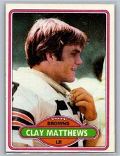 1980 Topps #418 Clay Matthews