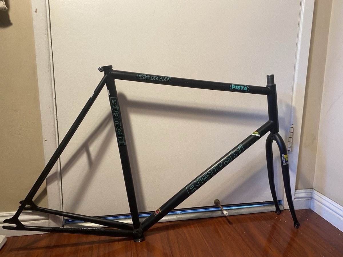 Bianchi Pista Track Bike Single Speed Steel RARE Bicycle Size 59cm