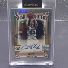 2023-24 Bowman Chrome University Caitlin Clark Sharpshooters Auto /50 Iowa