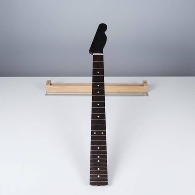 Schwarz Matt Tele-Stil Design Hals Punkt Inlays Musik Instrument Teil