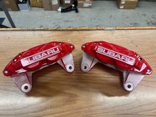 New Oem Subaru Front Red 4 Pot Caliper Set Lh Rh 26292fe042 26292fe052