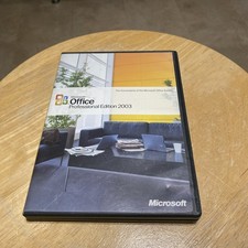 Microsoft Office 2003 Professional Edition w/ Product Key and Manual (2 discs)