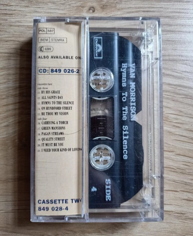 Van Morrison : Hymns To The Silence ( Cassette Tape 2  ) - Image 2 of 4