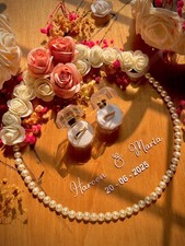 Customized Floral Ring Tray for Wedding/Engagement