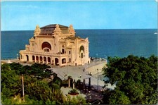 Constanta Romania Casino by the Sea Continental Postcard B743