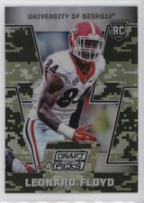 2016 Panini Prizm Collegiate Draft Picks Camo 196/199 Leonard Floyd #168 0p92