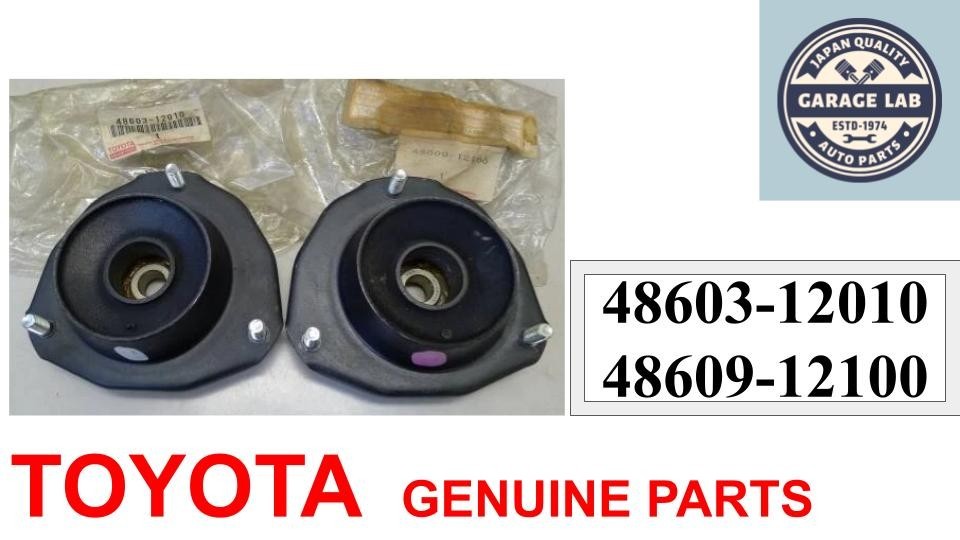 Genuine TOYOTA Front Strut Mount 48603-12010 48609-12100 Corolla
