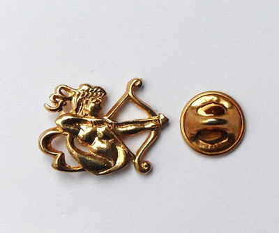 Gold Pin Mädchen Spannbogen