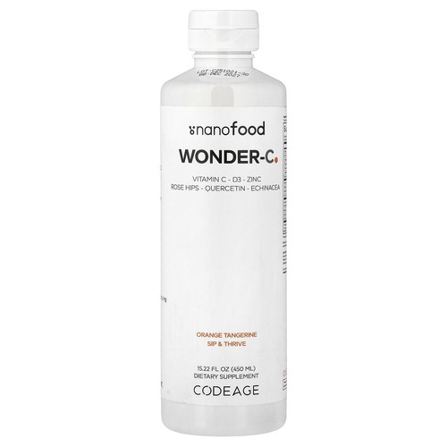 Nanofood, Wonder-C, Orange Tangerine, 15.22 fl oz (450 ml)