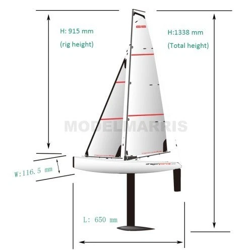 JOYSWAY 8815A Dragon Force 65 V7 Sailboat Pnp Version - Bild 3 von 3