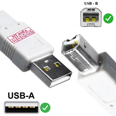 Weiß USB Druckerkabel Scanner Anschluss HP Officejet Pro 8715, X476dw, X551dw