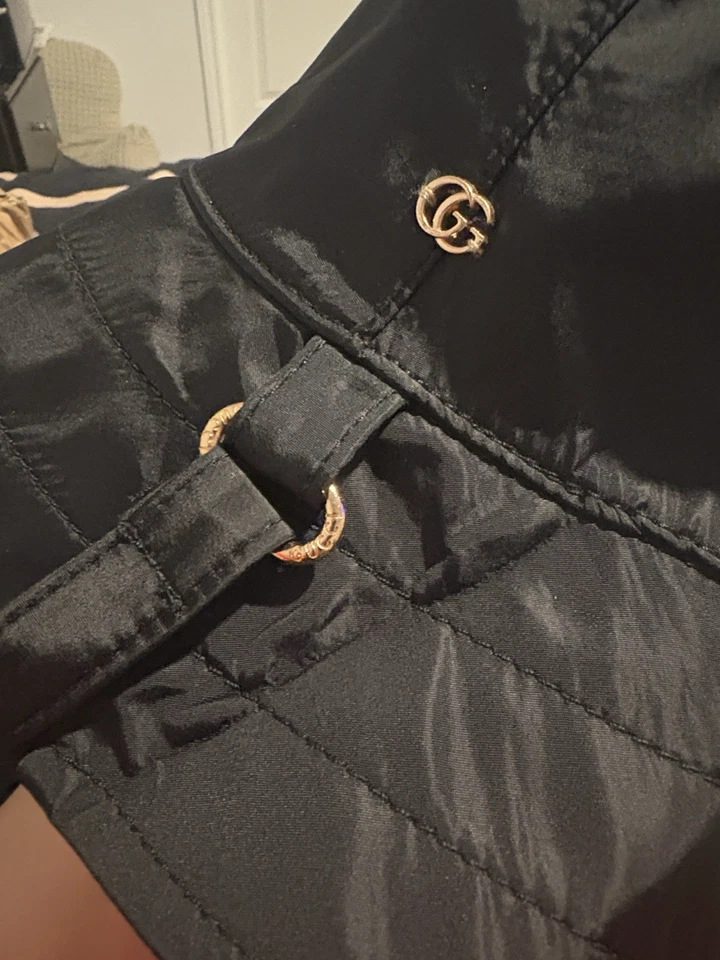 Burberry Jacket+ Black GG Monogram Bucket Hat - Image 4 of 4