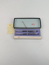 Vintage Cross Ballpoint Pen and Pencil Set Lustrous Chrome, New in Box
