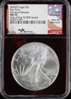 2024-P Silver Eagle NGC MS70 Mercanti Signed Star Privy Advance Releases