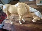 Vintage Marx Palomino Tan Nodding Head Horse 1973