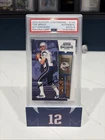 TOM BRADY 2000 PLAYOFF ROOKIE CONTENDERS #144 PSA AUTHENTIC AUTO 9 INVEST HOF