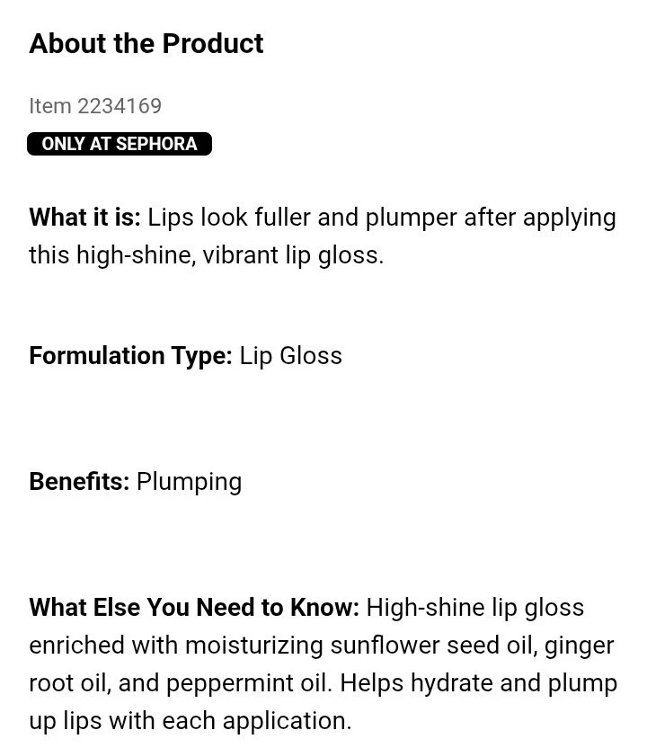 Nuevo brillo de labios efecto regordete volumen escandaloso SEPHORA en XXL NUDE Foto 4 de 4