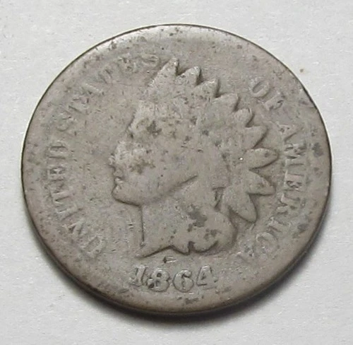 1864 BR INDIAN HEAD CENT NICE COIN!!!!(A12)