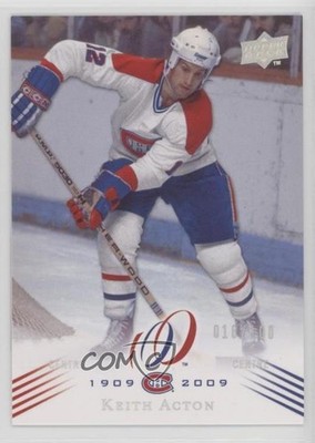 2008 Montreal Canadiens Centennial Set Parallel 100 16/100 Keith Acton #68 0ae