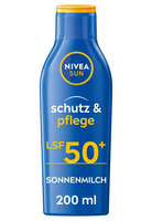 Nivea Sun Schutz & Pflege Sonnenmilch Lsf 50+ (200 Ml), Sonnencreme FüR 48H Feuc