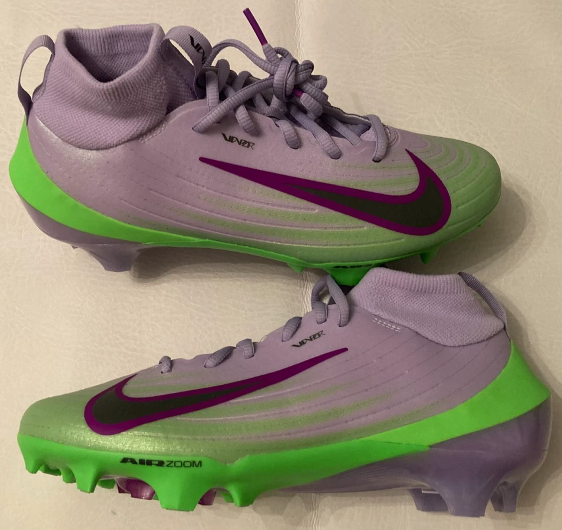Nike Air Zoom Vapor Pro 1 Football Cleats Men 10 Hydrangeas Green Strike New Nike Air Zoom Vapor Pro 1 Hydrangeas Green Strike for Sale  main image 4