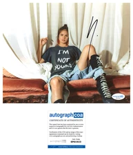 Sofia Isella 'The Doll People' Signed 8x10 Photo ACOA Indie Pop Singer