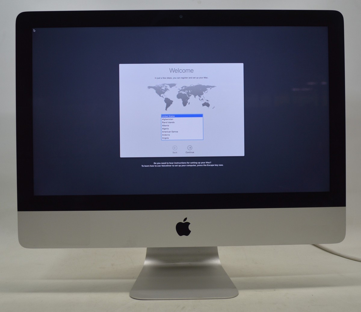 Apple iMac A1418 シルバー 元箱付き Apple iMac Mac Desktop Computer A1418 21.5