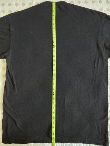 Ghostface Scream Glow in the Dark Small Skulls Crossbones Black T-shirt Sz L - Picture 7 of 8