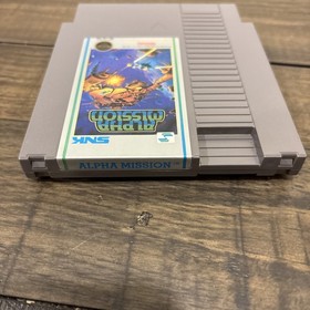SNK Alpha Mission (NES, Nintendo Entertainment System, 1987) Original Box EUC
