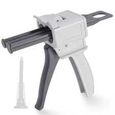 Dispensing Gun Kit, 50ml 1:1/1:2 Ratio Manual Epoxy Mixing Dispensing AB Gun,...