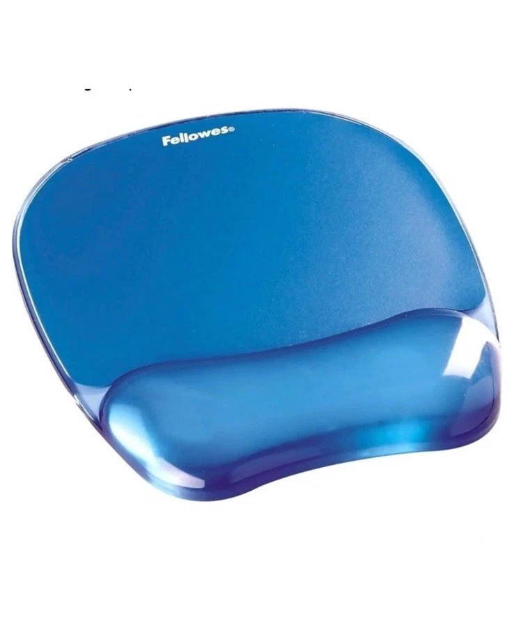 Fellowes Gel Crystals Blue Mouse Pad With Wrist Rest SALE! - Image 2 of 4