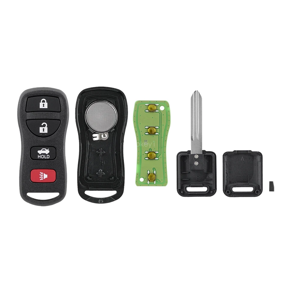 2 para Nissan Máxima Altima 350Z 2002 2003 2004 2005 2006 mando a distancia de entrada + llave Foto 4 de 4