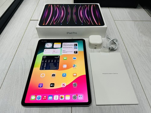Apple iPad Pro 4th Gen 11" 2022 M2 - 128GB Space Grey WiFi - RRP £899! - Afbeelding 4 van 5