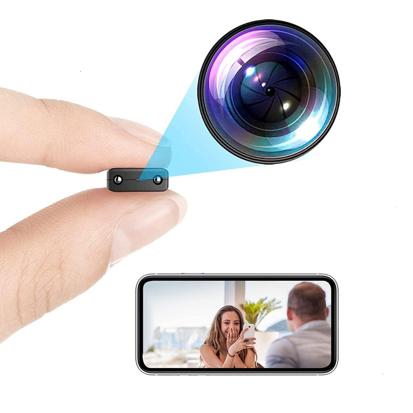 Small Hidden Mini Tiny Spy HD Camera Secret For Home Car With Motion Detector