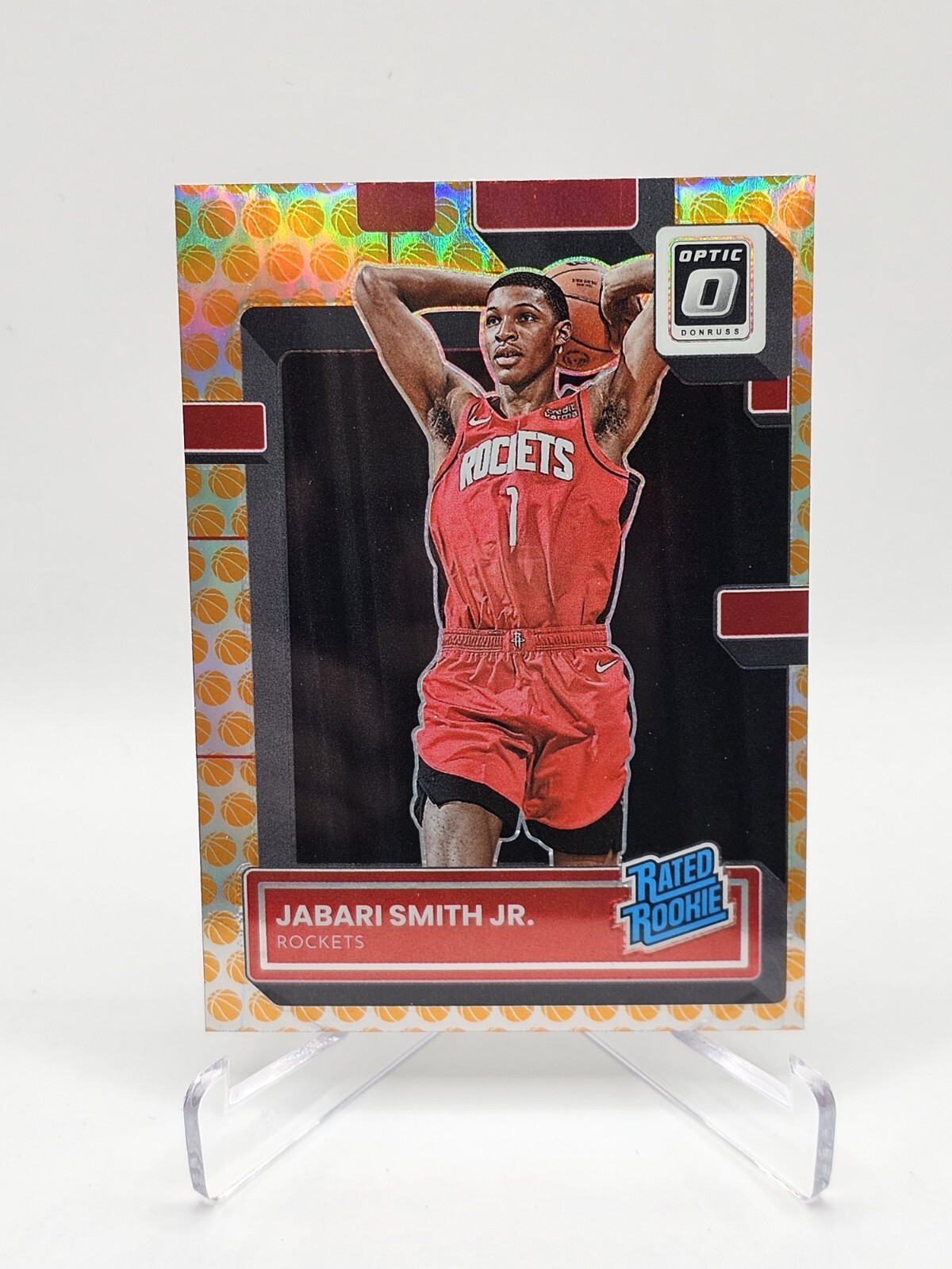 2022-23 Donruss Optic Basketballs Parrallel #240 Jabari Smith Jr. RR RC
