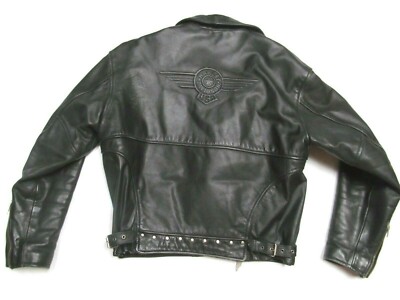 革*ー様 90s Harley-Davidson A-2 leather jkt Harley Davidson vintage black leather biker jacket 90-089