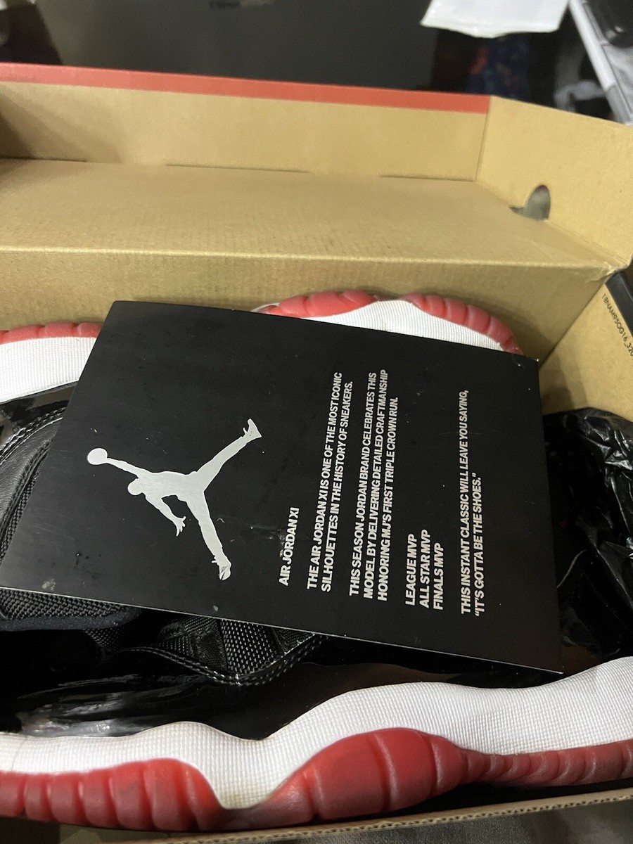jordan 11 bred 2019 shoe box