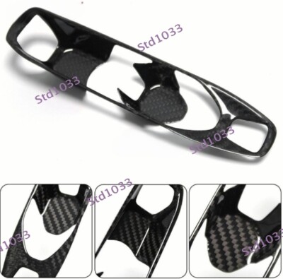 Real Carbon Fiber Console Transmission Control Gear Selector For - Foto 8